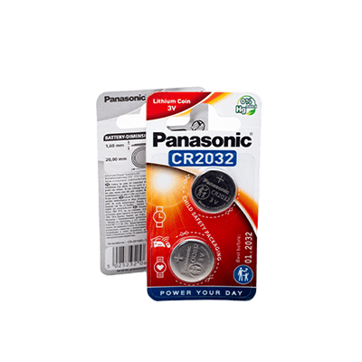 Panasonic CR2032EL/2B Lithium Power Lithium 3V/225mAh Blister (2)  PA2032/2B